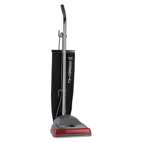Sanitaire® Tradition Upright Vacuum Sc679j, 12" Cleaning Path, Gray-red-black freeshipping - TVN Wholesale