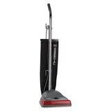 Sanitaire® Tradition Upright Vacuum Sc679j, 12" Cleaning Path, Gray-red-black freeshipping - TVN Wholesale