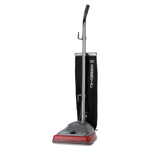Sanitaire® Tradition Upright Vacuum Sc679j, 12" Cleaning Path, Gray-red-black freeshipping - TVN Wholesale