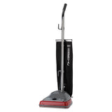Sanitaire® Tradition Upright Vacuum Sc679j, 12" Cleaning Path, Gray-red-black freeshipping - TVN Wholesale