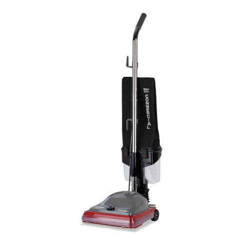 Sanitaire® Tradition Upright Vacuum Sc689a, 12" Cleaning Path, Gray-red-black freeshipping - TVN Wholesale
