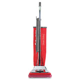 Sanitaire® Tradition Upright Vacuum Sc888k, 12" Cleaning Path, Chrome-red freeshipping - TVN Wholesale