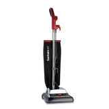 Sanitaire® Tradition Quietclean Upright Vacuum Sc889a, 12" Cleaning Path, Gray-red-black freeshipping - TVN Wholesale