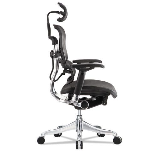 Eurotech Ergohuman Elite High-back Chair, 18.1" To 21.6" Seat Height, Black freeshipping - TVN Wholesale