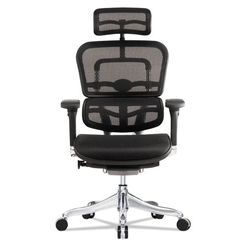 Eurotech Ergohuman Elite High-back Chair, 18.1" To 21.6" Seat Height, Black freeshipping - TVN Wholesale