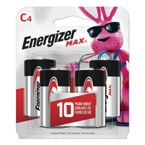 Energizer® Max Alkaline C Batteries, 1.5 V, 4-pack freeshipping - TVN Wholesale
