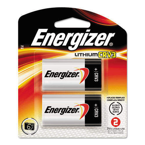 Energizer® Crv3 Lithium Photo Battery, 3 V, 2-pack freeshipping - TVN Wholesale