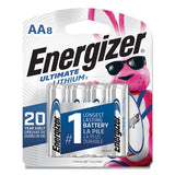 Energizer® Ultimate Lithium Aa Batteries, 1.5 V, 8-pack freeshipping - TVN Wholesale