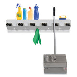 Ex-Cell The Clincher Mop And Broom Holder, 34"w X 5 1-2"d X 7 1-2"h, White Gloss, Each freeshipping - TVN Wholesale