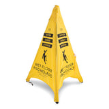Spill Magic™ Pop Up Safety Cone, 3 X 2.5 X 20, Yellow freeshipping - TVN Wholesale