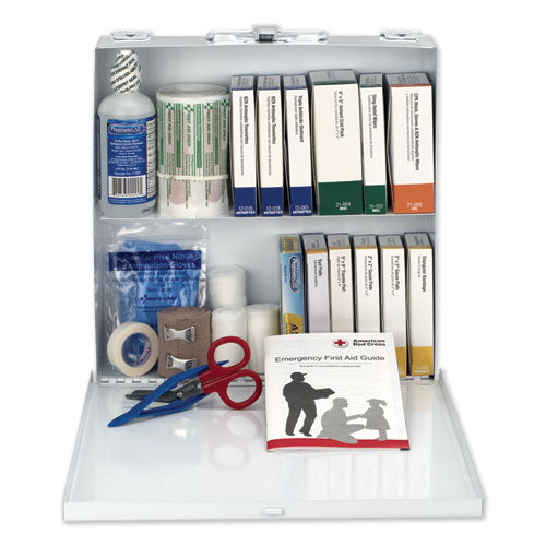 First Aid Only™ First Aid Station For 50 People, 196 Pieces, Osha Compliant, Metal Case freeshipping - TVN Wholesale