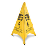 Spill Magic™ Pop Up Safety Cone, 3 X 2.5 X 30, Yellow freeshipping - TVN Wholesale