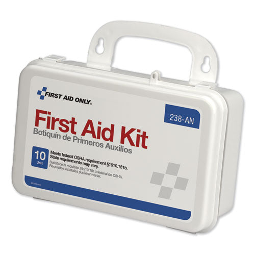 First Aid Only™ Ansi-compliant First Aid Kit, 64 Pieces, Plastic Case freeshipping - TVN Wholesale