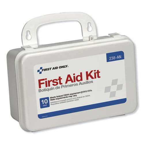 First Aid Only™ Ansi-compliant First Aid Kit, 64 Pieces, Plastic Case freeshipping - TVN Wholesale