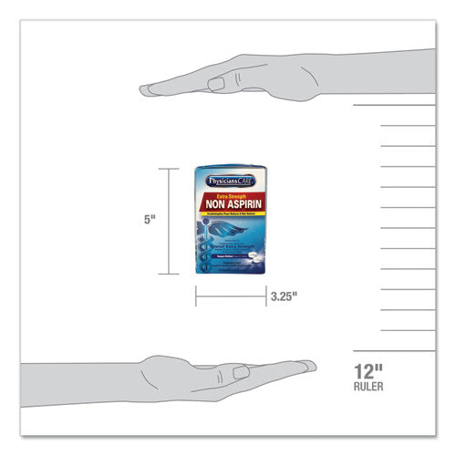 PhysiciansCare® Pain Relievers-medicines, Xstrength Non-aspirin Acetaminophen,2-packet,125 Pk-bx freeshipping - TVN Wholesale