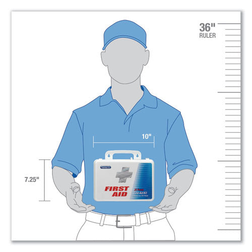 PhysiciansCare® by First Aid Only® Office First Aid Kit, For Up To 25 People, 131 Pieces, Plastic Case freeshipping - TVN Wholesale