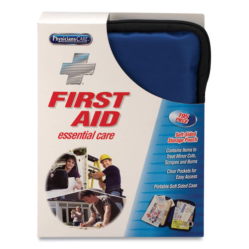 PhysiciansCare® by First Aid Only® Soft-sided First Aid Kit For Up To 25 People, 195 Pieces, Soft Fabric Case freeshipping - TVN Wholesale