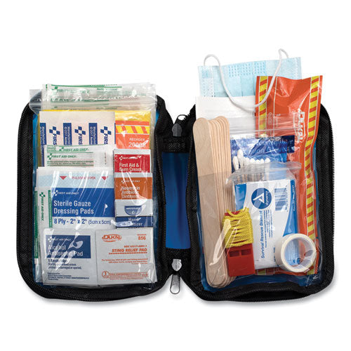 PhysiciansCare® by First Aid Only® Soft-sided First Aid And Emergency Kit, 105 Pieces, Soft Fabric Case freeshipping - TVN Wholesale
