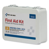 First Aid Only™ Ansi Class A 25 Person Bulk First Aid Kit For 25 People, 89 Pieces, Metal Case freeshipping - TVN Wholesale