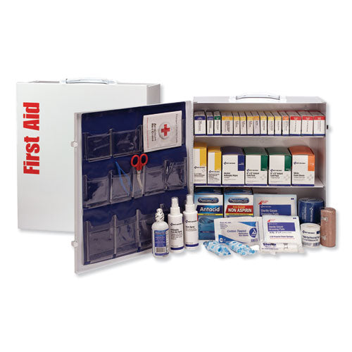 First Aid Only™ Ansi 2015 Class A+ Type I And Ii Industrial First Aid Kit 100 People, 676 Pieces, Metal Case freeshipping - TVN Wholesale
