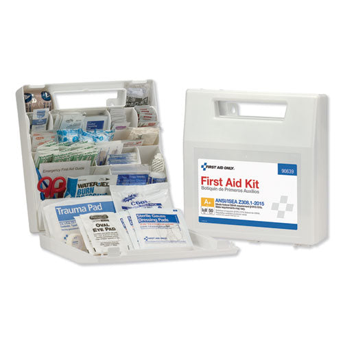 First Aid Only™ Ansi Class A+ First Aid Kit For 50 People, 183 Pieces, Plastic Case freeshipping - TVN Wholesale