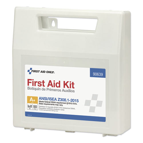 First Aid Only™ Ansi Class A+ First Aid Kit For 50 People, 183 Pieces, Plastic Case freeshipping - TVN Wholesale