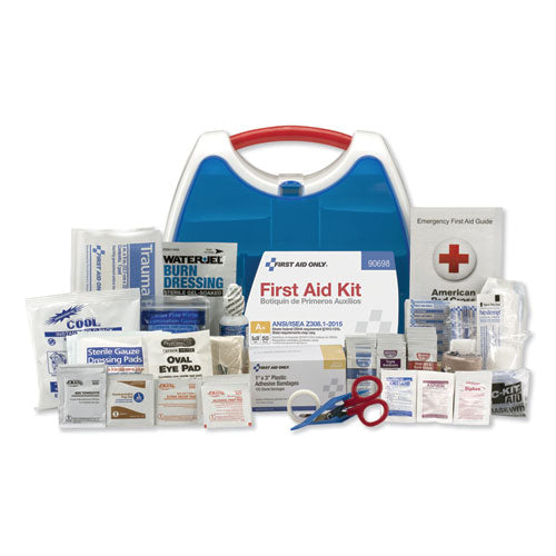 First Aid Only™ Readycare First Aid Kit For 50 People, Ansi A+, 238 Pieces, Plastic Case freeshipping - TVN Wholesale