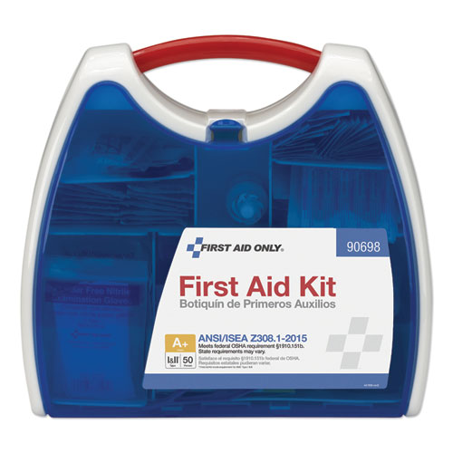 First Aid Only™ Readycare First Aid Kit For 50 People, Ansi A+, 238 Pieces, Plastic Case freeshipping - TVN Wholesale