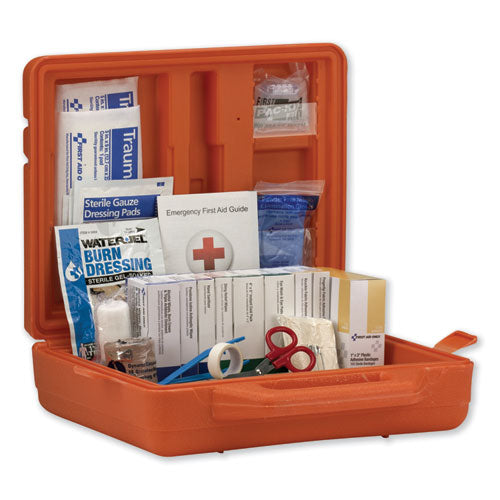 First Aid Only™ Ansi Class A+ First Aid Kit For 50 People, Weatherproof, 215 Pieces, Plastic Case freeshipping - TVN Wholesale