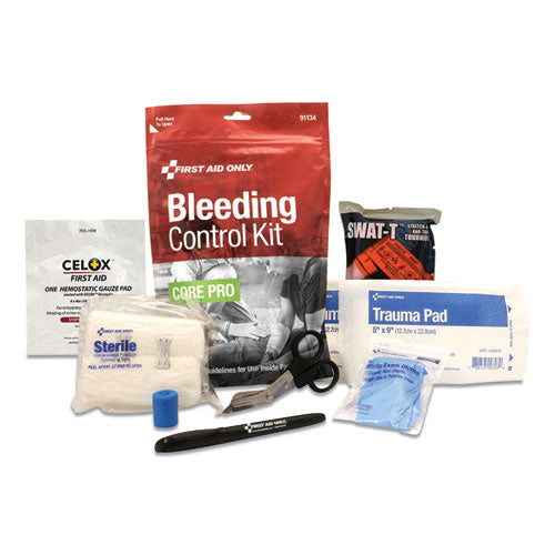 First Aid Only™ Core Pro Bleeding Control Kit, 5 X 10 X 3 freeshipping - TVN Wholesale