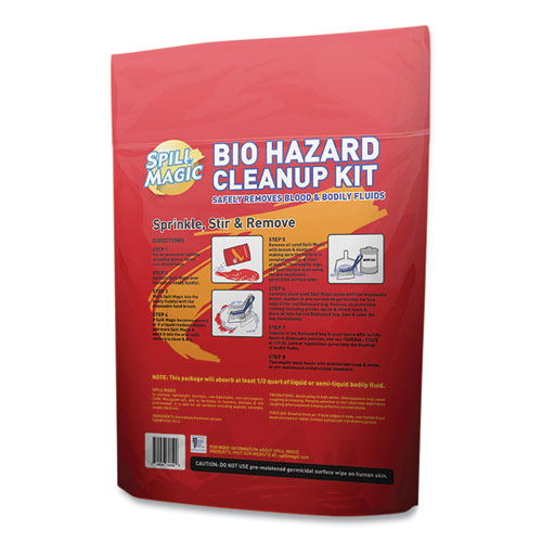 Spill Magic™ Biohazard Spill Cleanup, 3-4" X 6" X 9" freeshipping - TVN Wholesale