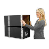 Bankers Box® Staxonsteel Maximum Space-saving Storage Drawers, Letter Files, 14" X 25.5" X 11.13", Black, 6-carton freeshipping - TVN Wholesale