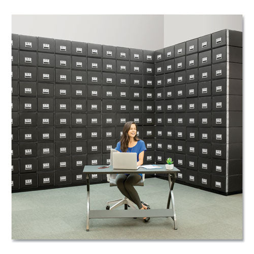 Bankers Box® Staxonsteel Maximum Space-saving Storage Drawers, Letter Files, 14" X 25.5" X 11.13", Black, 6-carton freeshipping - TVN Wholesale