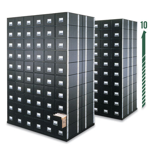 Bankers Box® Staxonsteel Maximum Space-saving Storage Drawers, Letter Files, 14" X 25.5" X 11.13", Black, 6-carton freeshipping - TVN Wholesale