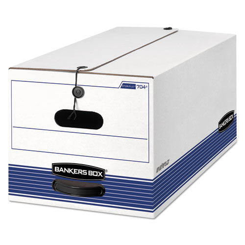 Bankers Box® Stor-file Medium-duty Strength Storage Boxes, Letter Files, 12" X 24.13" X 10.25", White, 20-carton freeshipping - TVN Wholesale