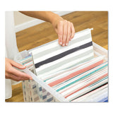 Bankers Box® Heavy Duty Plastic File Storage, Letter-legal Files, 14" X 17.38" X 10.5", Clear-blue, 2-pack freeshipping - TVN Wholesale