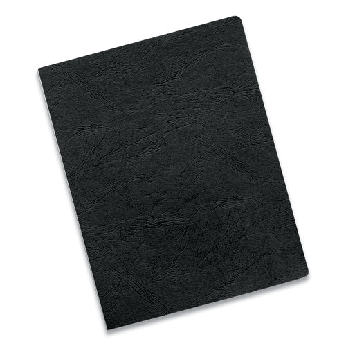 Fellowes® Executive Leather-like Presentation Cover, Round, 11-1-4 X 8-3-4, Black, 200-pk freeshipping - TVN Wholesale
