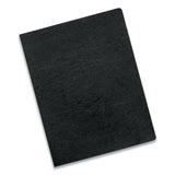 Fellowes® Executive Leather-like Presentation Cover, Round, 11-1-4 X 8-3-4, Black, 200-pk freeshipping - TVN Wholesale
