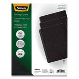 Fellowes® Executive Leather-like Presentation Cover, Round, 11-1-4 X 8-3-4, Black, 200-pk freeshipping - TVN Wholesale