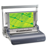 Fellowes® Quasar Manual Wire Binding Machine, 130 Sheets, 8.13 X 15.38 X 5.13, Metallic Gray freeshipping - TVN Wholesale