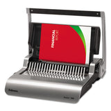 Fellowes® Quasar 500 Manual Comb Binding System, 500 Sheets, 18.13 X 15.38 X 5.13, Metallic Gray freeshipping - TVN Wholesale