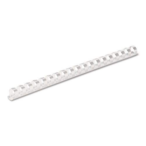 Fellowes® Plastic Comb Bindings, 1-2" Diameter, 90 Sheet Capacity, White, 100 Combs-pack freeshipping - TVN Wholesale
