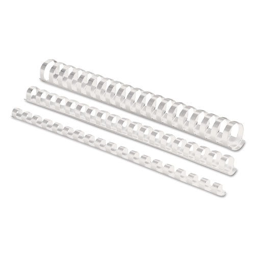 Fellowes® Plastic Comb Bindings, 1-2" Diameter, 90 Sheet Capacity, White, 100 Combs-pack freeshipping - TVN Wholesale