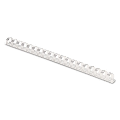 Fellowes® Plastic Comb Bindings, 1-2" Diameter, 90 Sheet Capacity, White, 100 Combs-pack freeshipping - TVN Wholesale