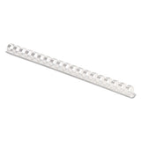 Fellowes® Plastic Comb Bindings, 1-2" Diameter, 90 Sheet Capacity, White, 100 Combs-pack freeshipping - TVN Wholesale