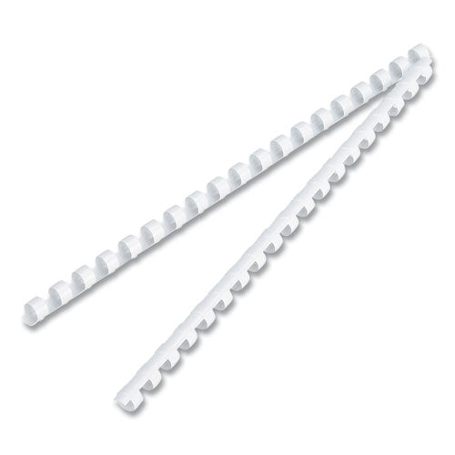 Fellowes® Plastic Comb Bindings, 5-16" Diameter, 40 Sheet Capacity, White, 100 Combs-pack freeshipping - TVN Wholesale