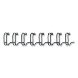 Fellowes® Wire Bindings, 1-4" Diameter, 35 Sheet Capacity, Black, 25-pack freeshipping - TVN Wholesale