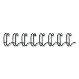 Fellowes® Wire Bindings, 3-8" Diameter, 80 Sheet Capacity, Black, 25-pack freeshipping - TVN Wholesale