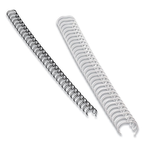 Fellowes® Wire Bindings, 1-2" Diameter, 100 Sheet Capacity, Black, 25-pack freeshipping - TVN Wholesale