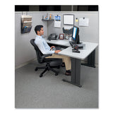 Fellowes® Partition Additions Clips, 40 Sheets, Dark Graphite, 4-pack freeshipping - TVN Wholesale